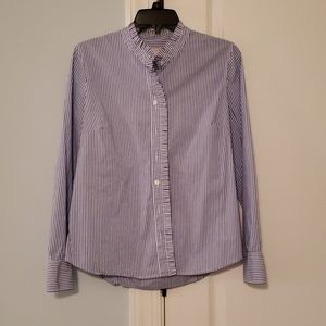 Blouse with ruffle detail
